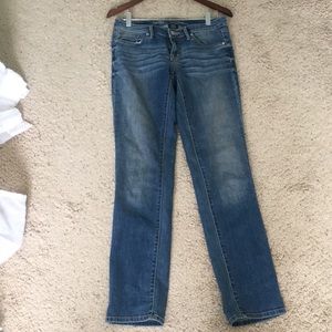 Mid-Rise Straight Style Jeans by Mossimo